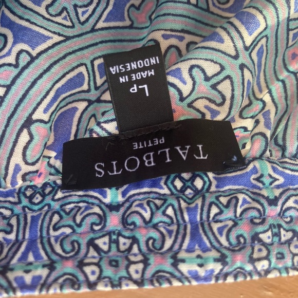 Talbots cotton pullover blouse - Picture 4 of 8